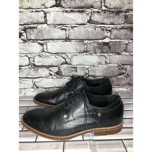 Boating Argentina Black Leather Oxfords Lace Up Casual Shoes Men Sz 11M US/44EU